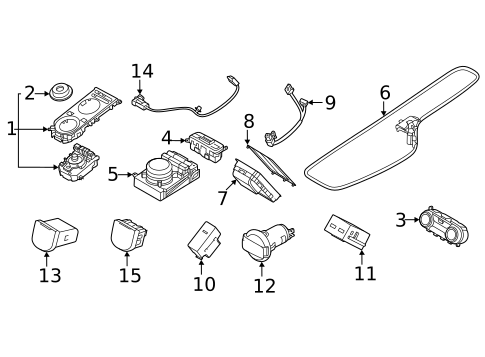 Electrical Components for 2022 Genesis GV70 #1