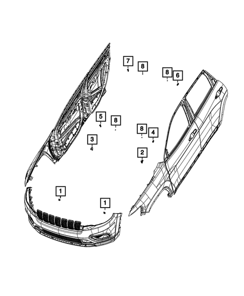 Sensors for 2020 Jeep Cherokee #12