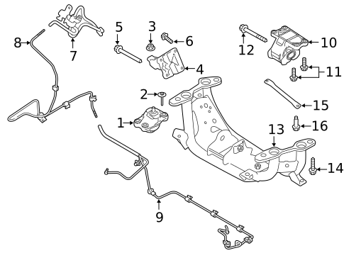 Engine & Trans Mounting for 2021 Land Rover Range Rover #0