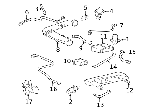 Crankcase Ventilation System for 2006 Lincoln LS #0