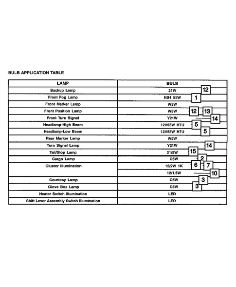 Lamps - Front, Rear and Courtesy for 2008 Chrysler Crossfire #2
