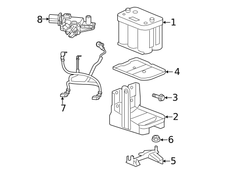 Battery for 2018 Dodge Journey #0