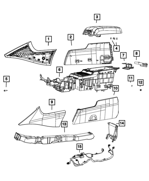 Consoles for 2023 Dodge Charger #1
