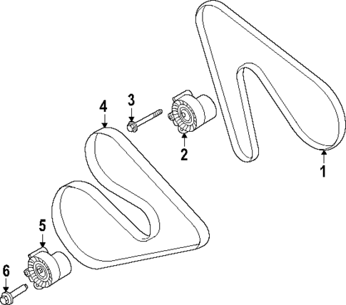 Belts & Pulleys for 2024 Ford Transit-350 #0