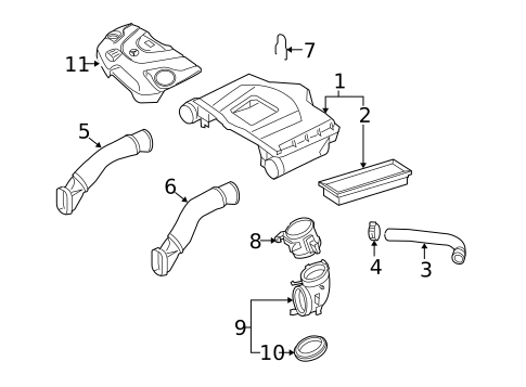 Filters for 2010 Mercedes-Benz CL550 #0