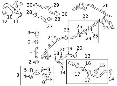 Hoses & Lines for 2015 Volkswagen CC #0