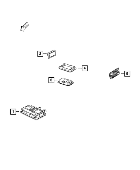 Lamps-Interior and Exterior for 2015 Ram ProMaster City #2