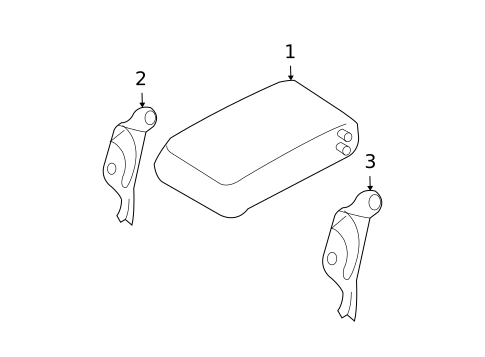 Rear Seat Components for 2007 Volvo XC70 #6