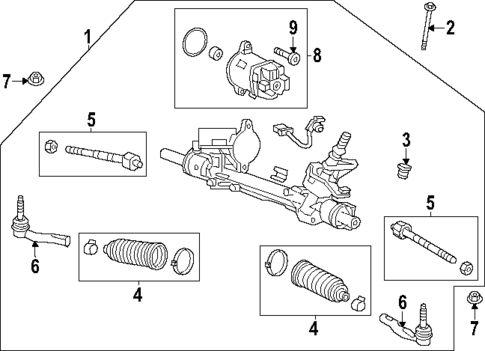 Steering Gear & Linkage for 2025 GMC Terrain #0