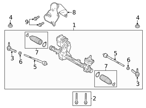 Steering Gear & Linkage for 2017 Ford Special Service Police Sedan #0