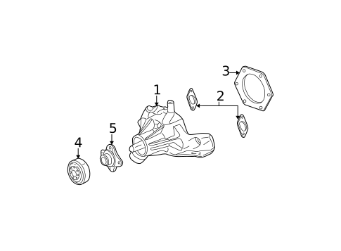 Water Pump for 2007 Chevrolet Silverado 1500 Classic #0
