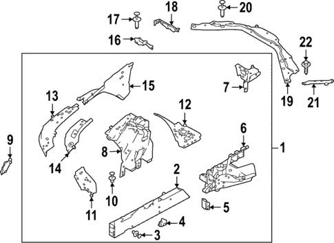 Structural Components & Rails for 2022 Land Rover Range Rover #0
