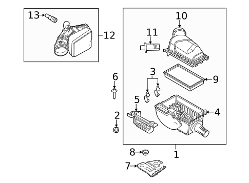 Sensors for 2009 Ford Flex #1
