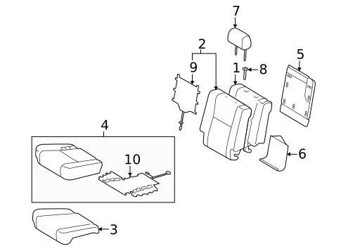 Second Row Seats for 2017 Toyota Sequoia #1