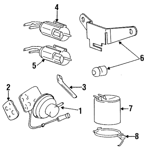 EGR System for 1996 Hyundai Sonata #1