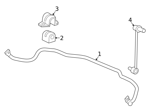 Stabilizer Bar & Components for 2006 Saturn Relay #0