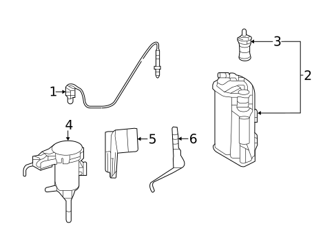 Emission System for 2013 Mercedes-Benz E 63 AMG® #0