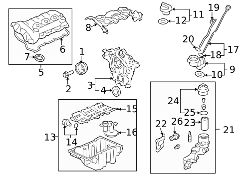 Engine Parts for 2016 Chevrolet Colorado #1