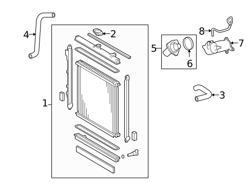Cooling System for 2007 Toyota Tundra #1
