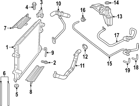 Radiator & Components for 2013 Dodge Charger #0