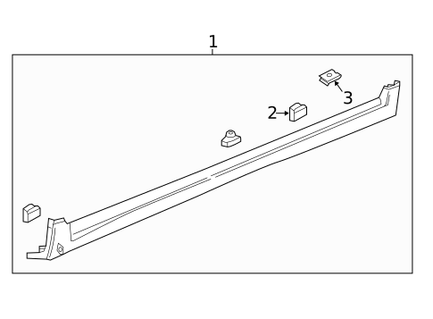 Exterior Trim - Pillars for 2023 Chevrolet Bolt EUV #0