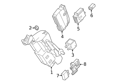 Fuse & Relay for 2023 Audi A5 Quattro #4