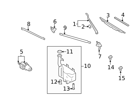 Wipers for 2004 Nissan Xterra #0