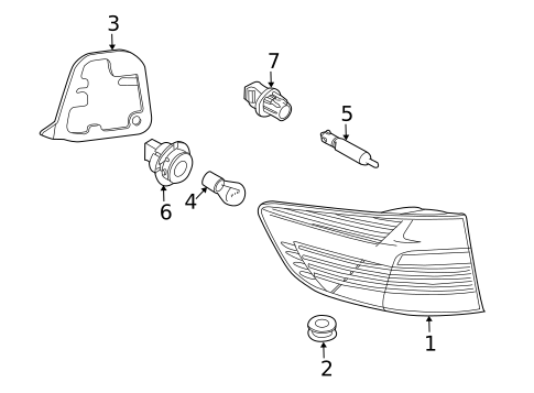 Bulbs - Chassis for 2013 BMW X6 #4