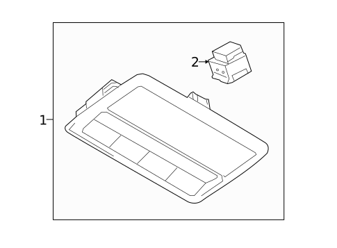 Overhead Console for 2023 Mazda 3 #1