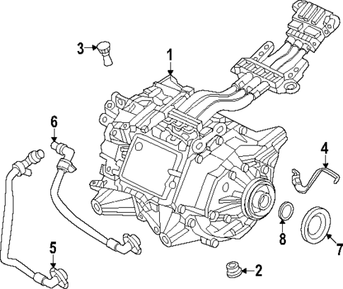 Axle & Differential for 2025 Volvo S90 #1