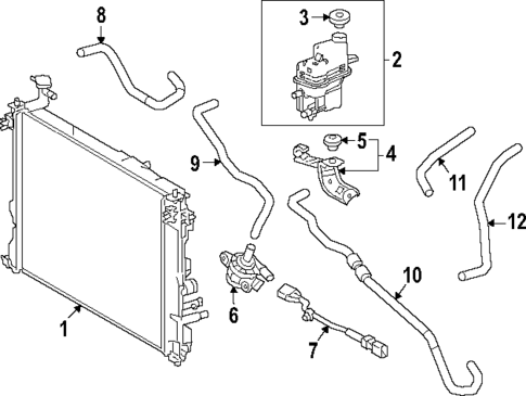 Inverter Cooling Components for 2025 Toyota Camry #0
