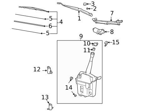 Wipers for 2007 Toyota Matrix #0