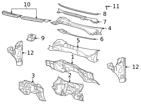 Cowl for 2010 Ford F-150 #0