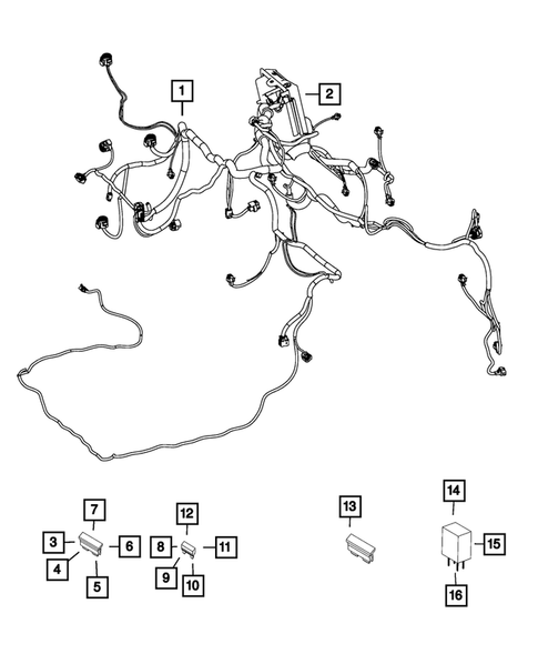 Wiring-Headlamp to Dash for 2015 Fiat 500 #0