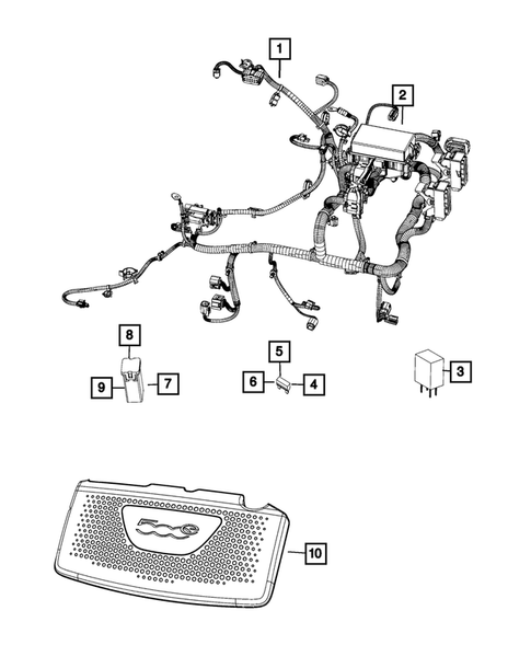 Wiring-Powertrain for 2013 Fiat 500 #0