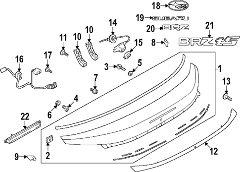 Parking Aid for 2022 Subaru BRZ #1