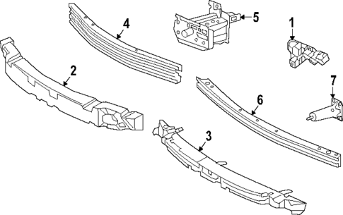 Bumper & Components - Front for 2025 Toyota Corolla Cross #0