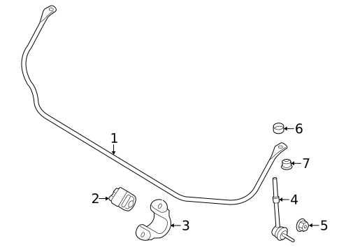 Stabilizer Bar & Components for 2018 Volvo V60 #1