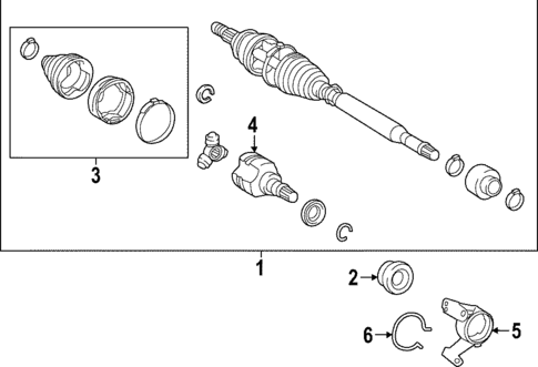 Drive Axles for 2023 Toyota Corolla Cross #0