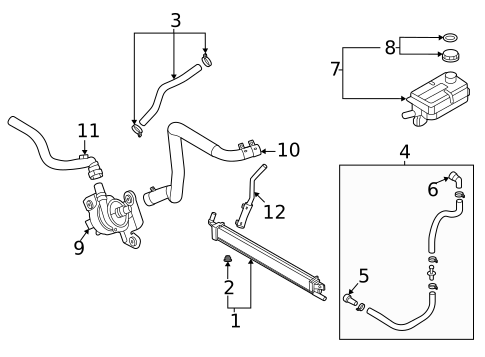 Inverter Cooling Components for 2025 Kia Sorento #0