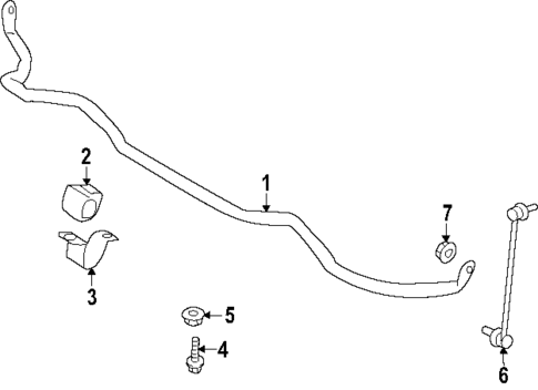 Stabilizer Bar & Components for 2025 Subaru Forester #1