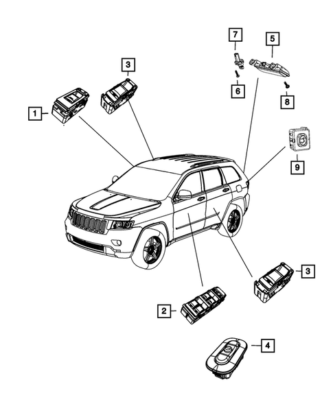 Switches for 2021 Jeep Grand Cherokee #4