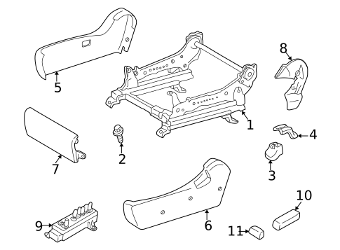 Tracks & Components for 2003 Lexus RX300 #1