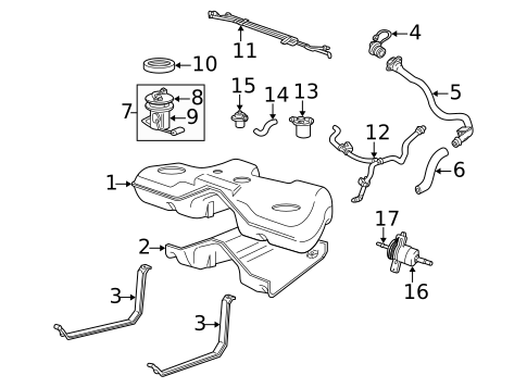 Fuel Pumps & Related Components for 2005 Ford Freestyle #0