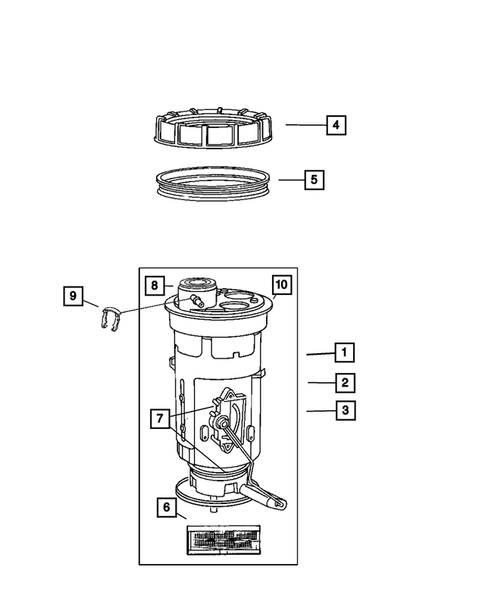 Fuel Pump and Sending Unit for 2004 Dodge Ram 3500 #3