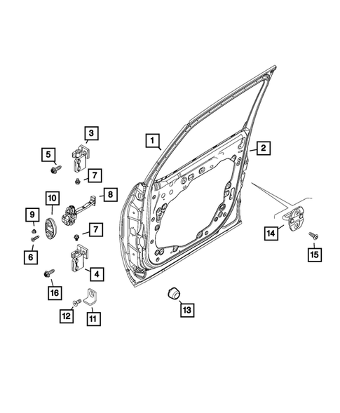 Front Door for 2020 Jeep Renegade #1