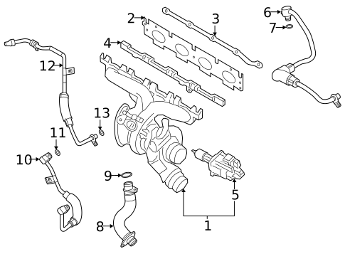 Exhaust Manifold for 2021 BMW 530i #0