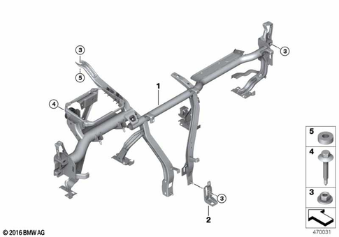Instrument Carrier / Mounting Parts for 2019 Mini Cooper S ALL4 #3