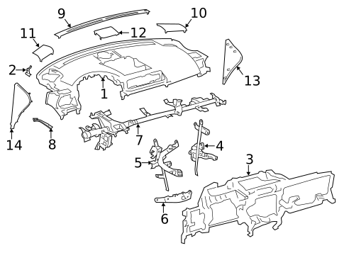 Instrument Panel for 2016 Lexus CT200h #0