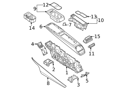Console for 2022 Volkswagen ID.4 #0